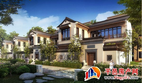 合院效果图 