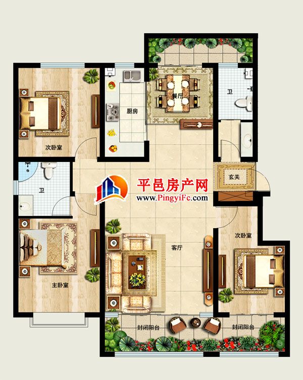 户型图134
