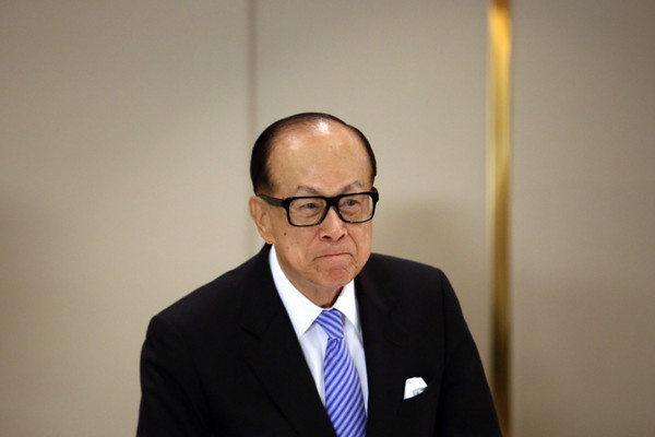 李嘉诚合并电能实业和长江实业计划因小股东反对失败