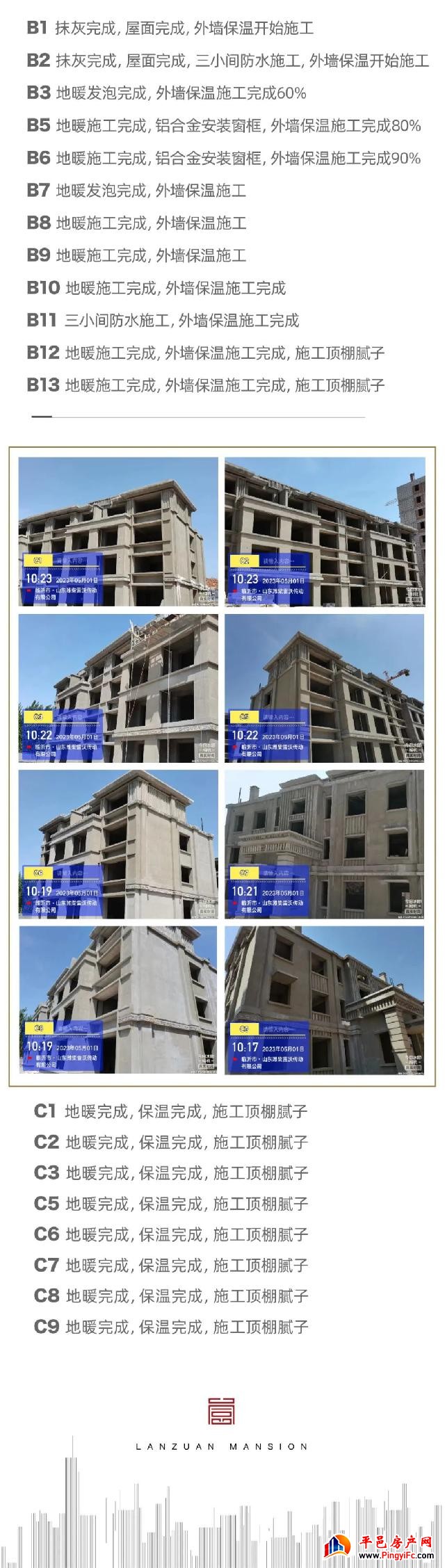 万城家讯｜万城阜丰蓝钻壹品项目5月工程进度